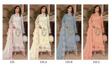 KF 155 Georgette Pakistani Suits Catalog